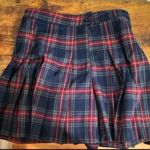 Uniform High Waist Skirt